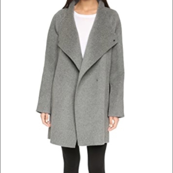 VINCE two toned sweater coat - Picture 2 of 7